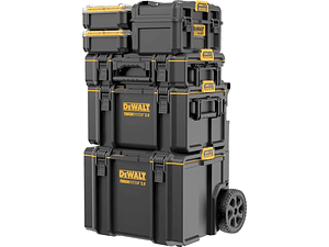 Trolley ToughSystem™ 2.0 com 3 Malas + 1 Caixa de Carrregador XR18V + 2 Organizadores Meia Largura DWST83402-10 DEWALT