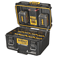 Trolley ToughSystem™ 2.0 com 3 Malas + 1 Caixa de Carrregador XR18V + 2 Organizadores Meia Largura DWST83402-9 DEWALT - Thumbnail 3