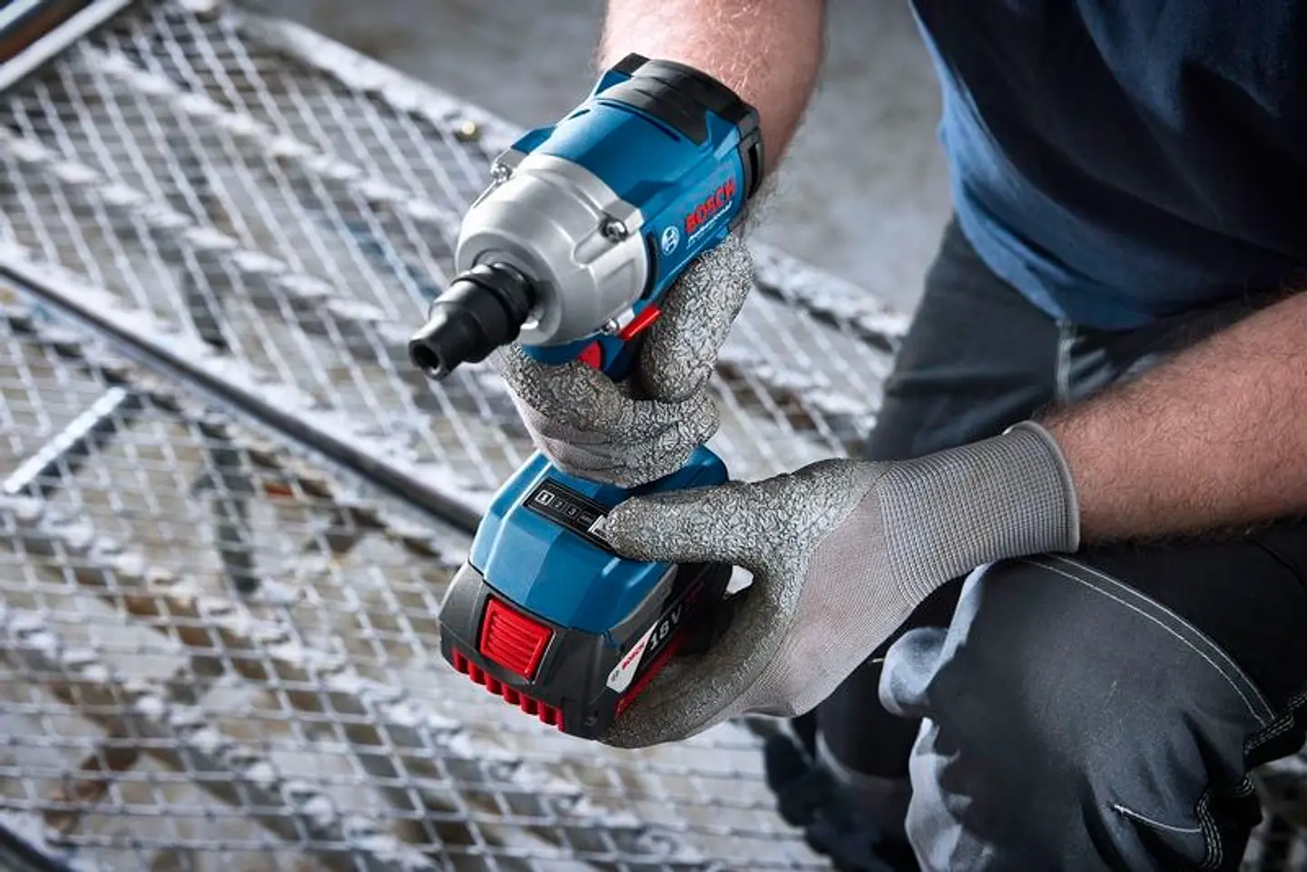 Aparafusadora de impacto 1/2' GDS 18V-350 BOSCH 7