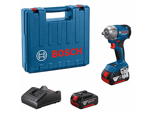 Aparafusadora de impacto 1/2' GDS 18V-350 + 2 Baterias 18V 4.0Ah BOSCH