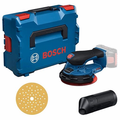 Lixadora excentrica sem fio GEX 18V-150-3 + Mala L-BOXX 162 BOSCH 1