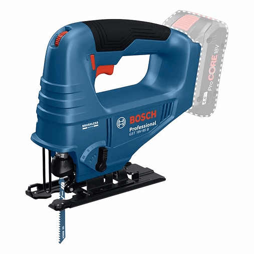 Serra vertical tico-tico sem fio GST 18V-95 B + 1 Bateria 18V 4.0Ah BOSCH 2