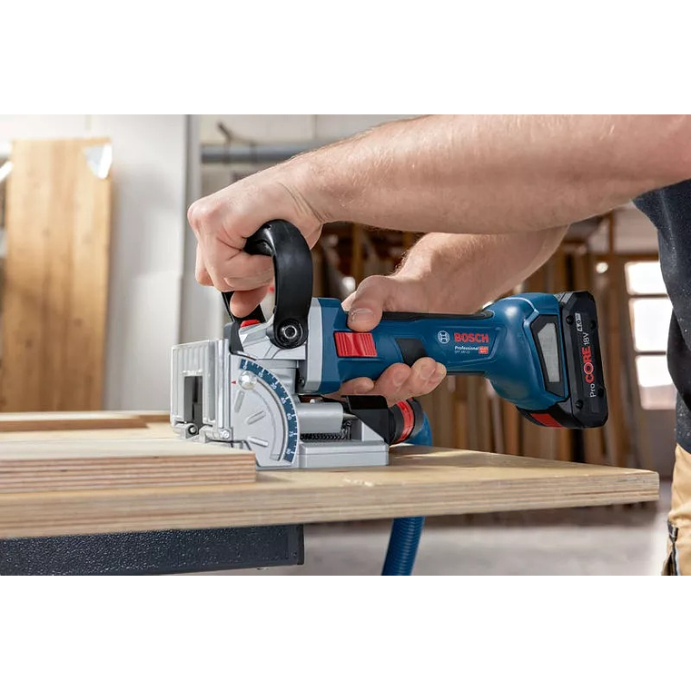 Fresadora para uniões de madeira sem fio GFF 18V-22 + L-BOXX 238 BOSCH 10