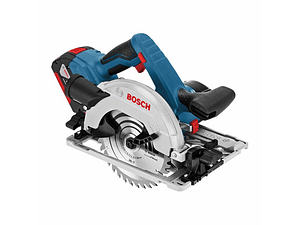 Serra circular sem fio GKS 18V-57 G + 2x baterias 18V 4.0Ah BOSCH
