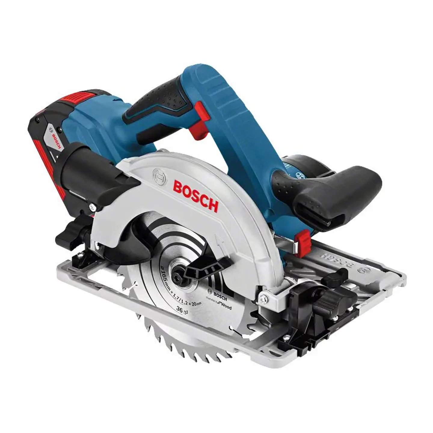 Serra circular sem fio GKS 18V-57 G + 2x baterias 18V 4.0Ah BOSCH 2
