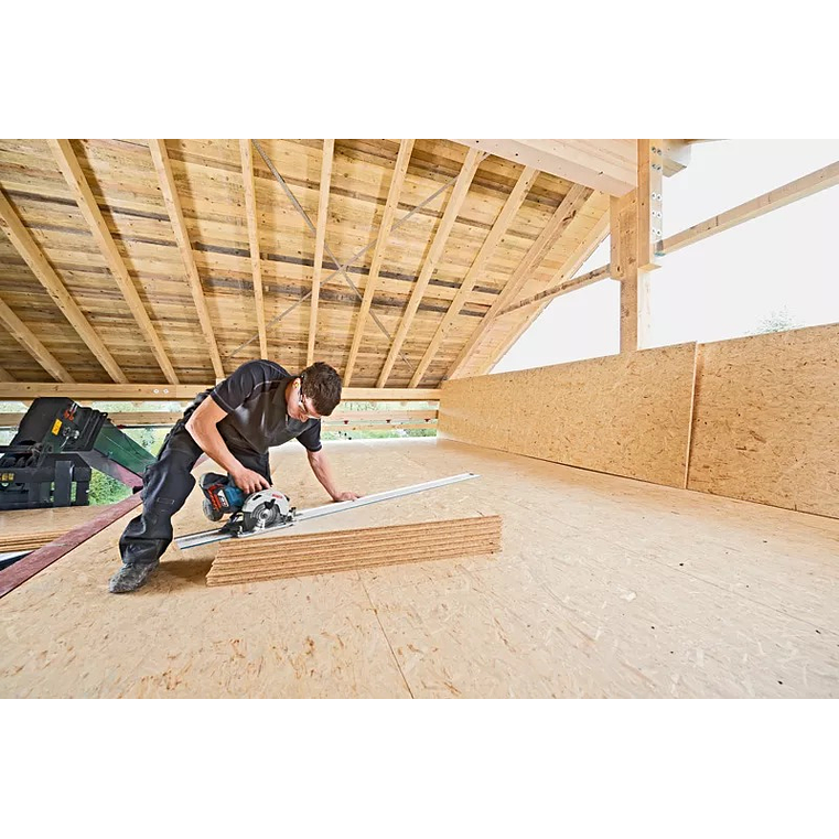 Serra circular sem fio GKS 18V-57 G + 2x baterias 18V 4.0Ah BOSCH 3