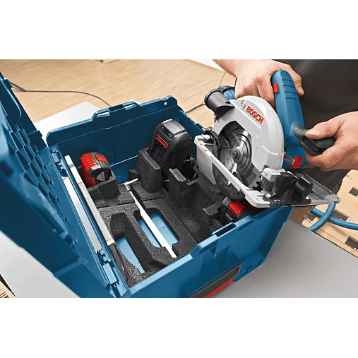 Serra circular sem fio GKS 18V-57 G + 2x baterias 18V 4.0Ah BOSCH 4
