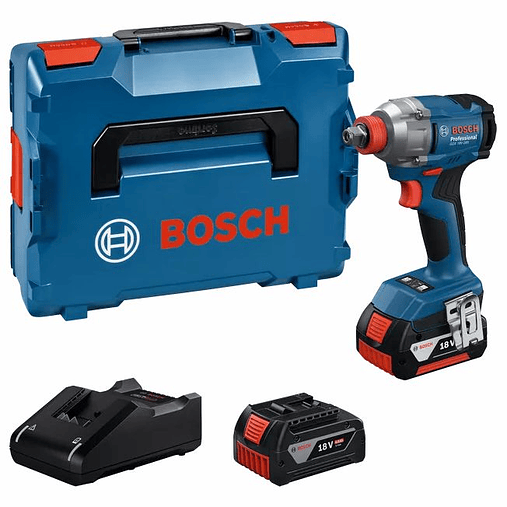 Aparafusadora de impacto sem fio GDX 18V-285 + 2x baterias 18V 4.0Ah BOSCH 1