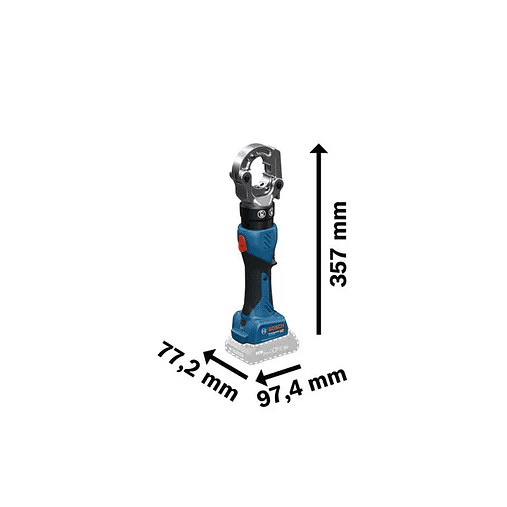 Ferramenta de cravar hidráulica sem fio GPH 18V-60 BOSCH  2