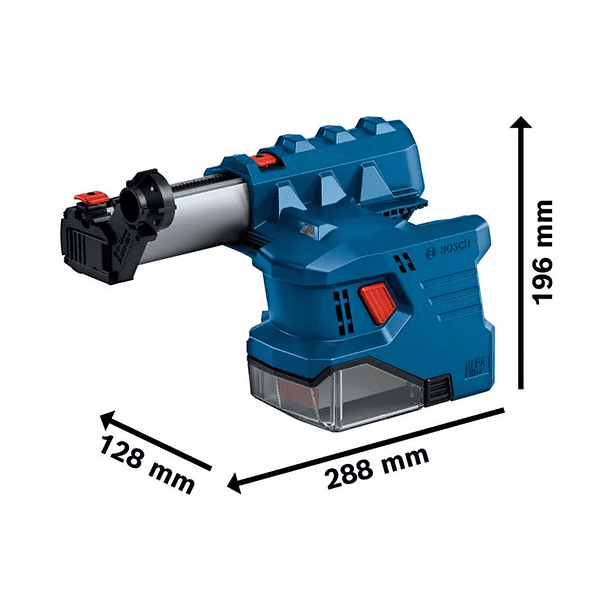 Sistema de aspiração GDE 18V-12 BOSCH 2