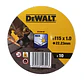 Disco de corte inox 115 x 1 mm (Lata 10 unidades) DT3506-QZ DEWALT - Thumbnail 1