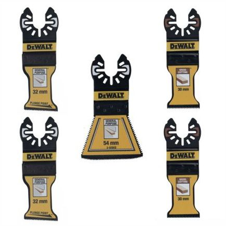 Conjunto de 5 lâminas para multi-ferramenta DT20777-QZ DEWALT 2