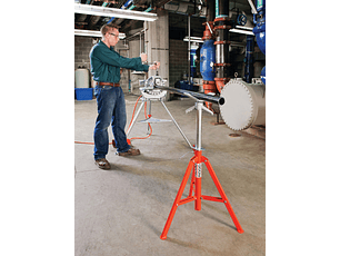 Suportes de Tubos Dobrável com Cabeça em V de 710-1320 mm VF-99 22168 RIDGID