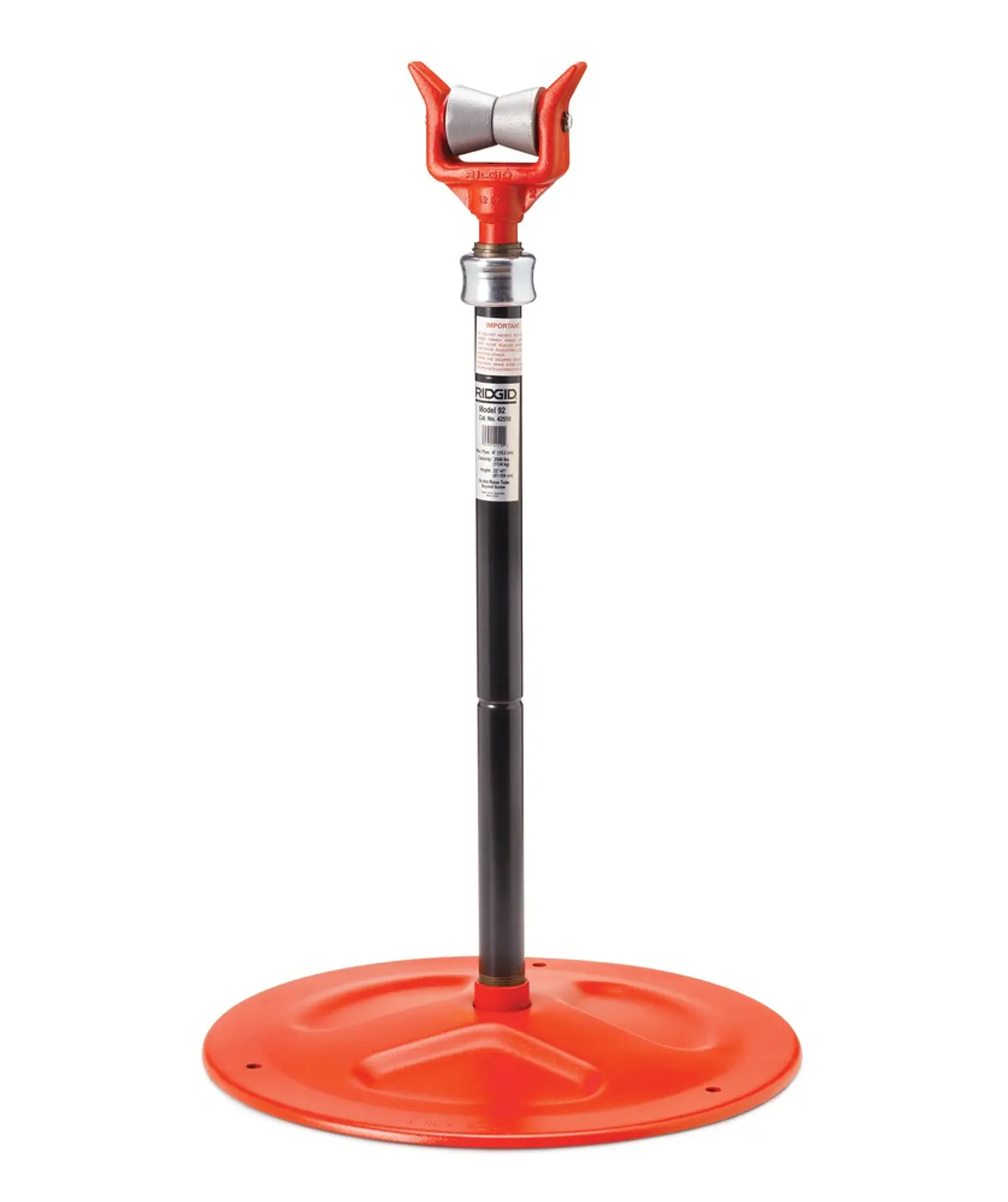  Suporte para Tubos Ajustável 810-1040 mm 92 42510 RIDGID 1