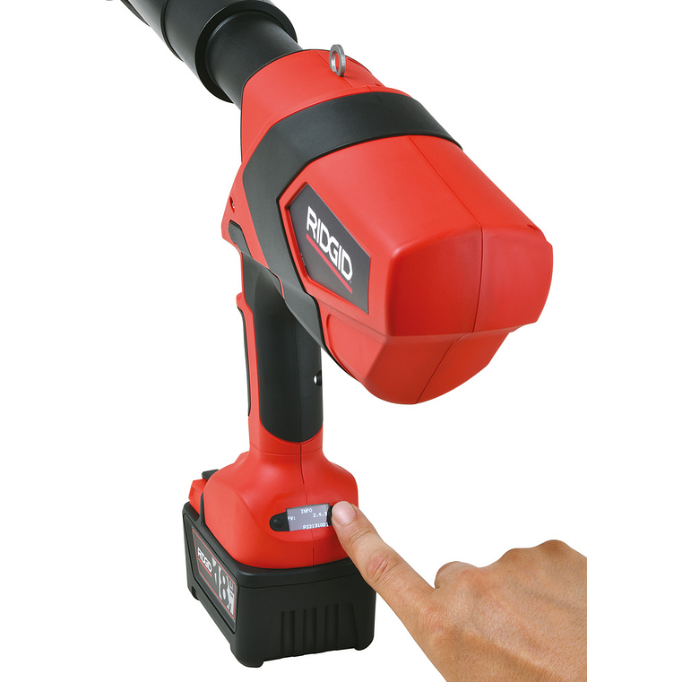 Maquina de Cravar Tubo 18V RP 352-XL + Adaptador RIDGID  2