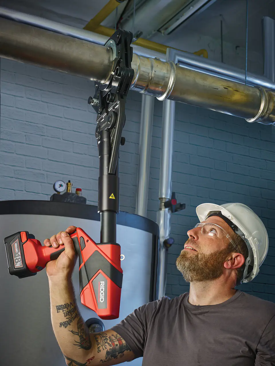 Maquina de Cravar Tubo 18V RP 352-XL RIDGID 5