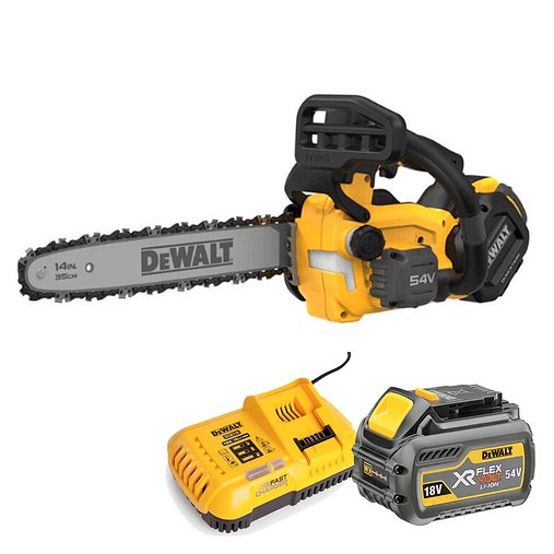 Eletroserra de Poda sem fio  35 cm XR FLEXVOLT DCMCST635X1-QW + 1 Bateria 54V/18V 3.0/9.0Ah DEWALT 1