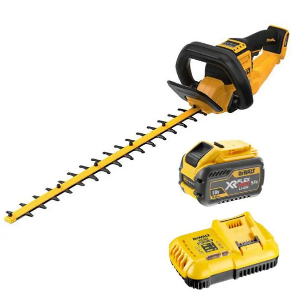 Corta Sebes sem fio 65 cm XR FLEXVOLT DCMHT573X1-QW + 1 Bateria 54V/18V 3.0/9.0Ah DEWALT 1