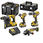 Kit de 4 Maquinas sem escovas XR18V DCK422P3T DEWALT 2