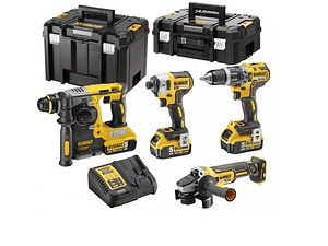 Kit de 4 Maquinas sem escovas XR18V DCK422P3T DEWALT