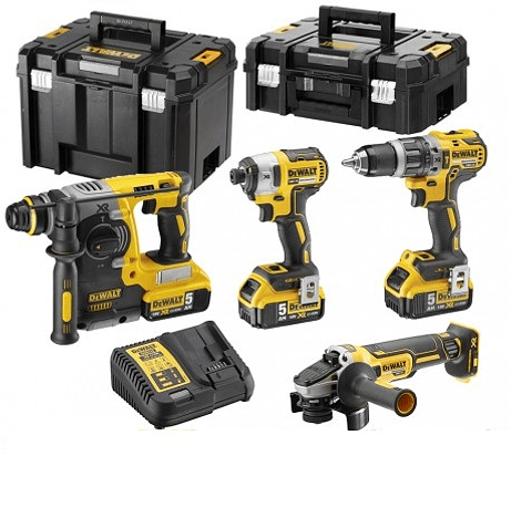 Kit de 4 Maquinas sem escovas XR18V DCK422P3T DEWALT