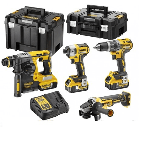 Kit de 4 Maquinas sem escovas XR18V DCK422P3T DEWALT 1