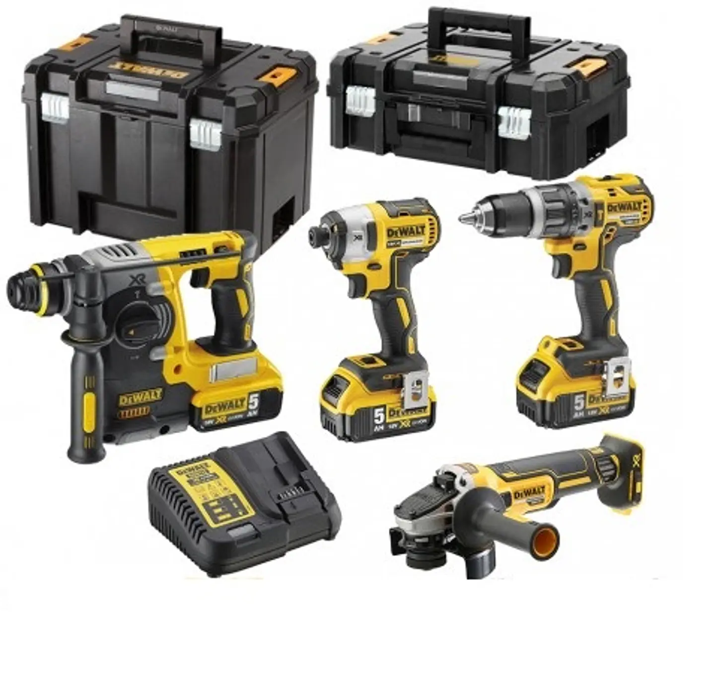 Kit de 4 Maquinas sem escovas XR18V DCK422P3T DEWALT 1