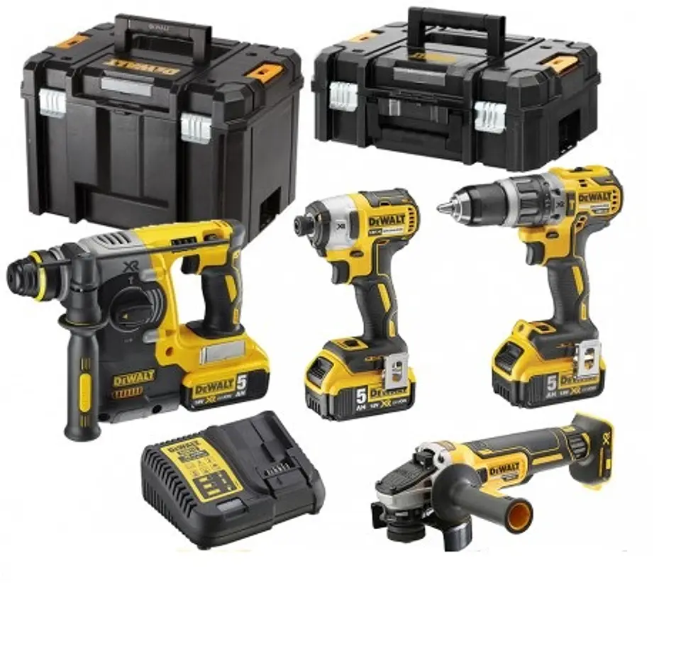 Kit de 4 Maquinas sem escovas XR18V DCK422P3T DEWALT 1