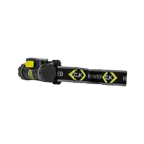 Lanterna Frontal 150 lumens de Ângulo Largo com Base Magnética T9614USB CK TOOLS