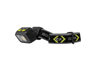 Lanterna Frontal 500 lumens com Lente Dupla e Base Magnética T9615USB CK TOOLS