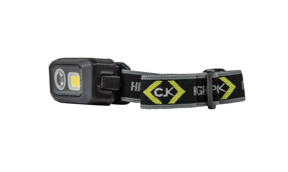 Lanterna Frontal 500 lumens com Lente Dupla e Base Magnética T9615USB CK TOOLS 3