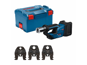 Ferramenta de prensagem sem fio GPT 18V-19 + SET 3 Mordentes M 15 / 22 / 28 BOSCH