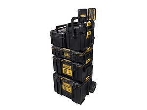 Trolley ToughSystem™ 2.0 com 3 Malas + 1 Caixa com Luz + 1 Caixa de Carrregador XR18V DWST83402-8 DEWALT