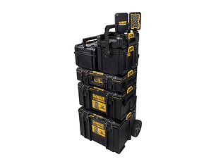 Trolley ToughSystem™ 2.0 com 3 Malas + 1 Caixa com Luz + 1 Caixa de Carrregador XR18V DWST83402-8 DEWALT