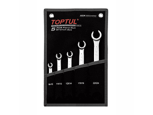 Jogo de chaves luneta aberta GPAQ0502 TOPTUL