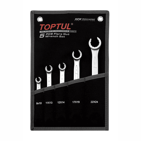 Jogo de chaves luneta aberta GPAQ0502 TOPTUL