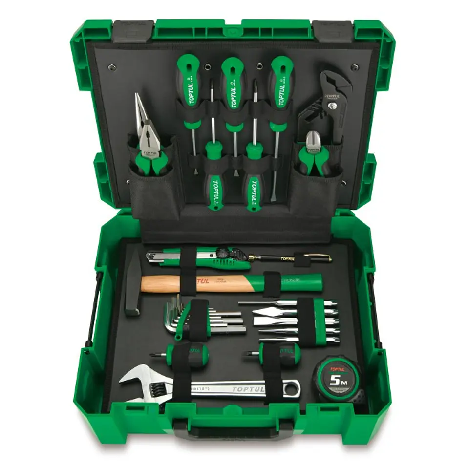 Jogo de ferramentas 104 PCS em mala ABS alto impacto GCZ-104A TOPTUL 1