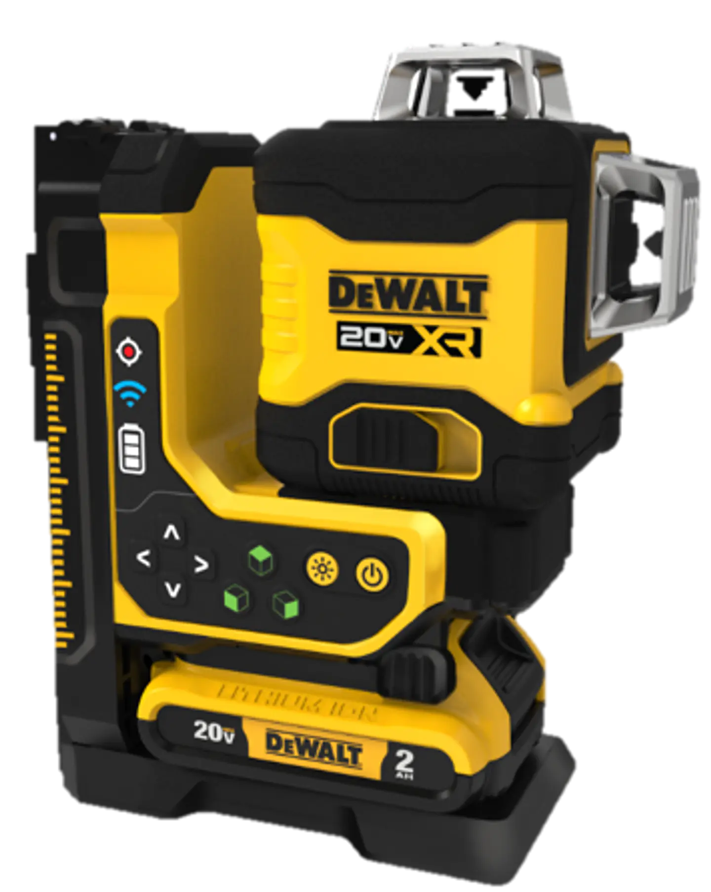 Nível Laser Autonivelante Verde 3 Linhas 360º com Controlo Remoto XR18V + 1 Bateria 2.0 Ah DCLE34035D1 DEWALT 2