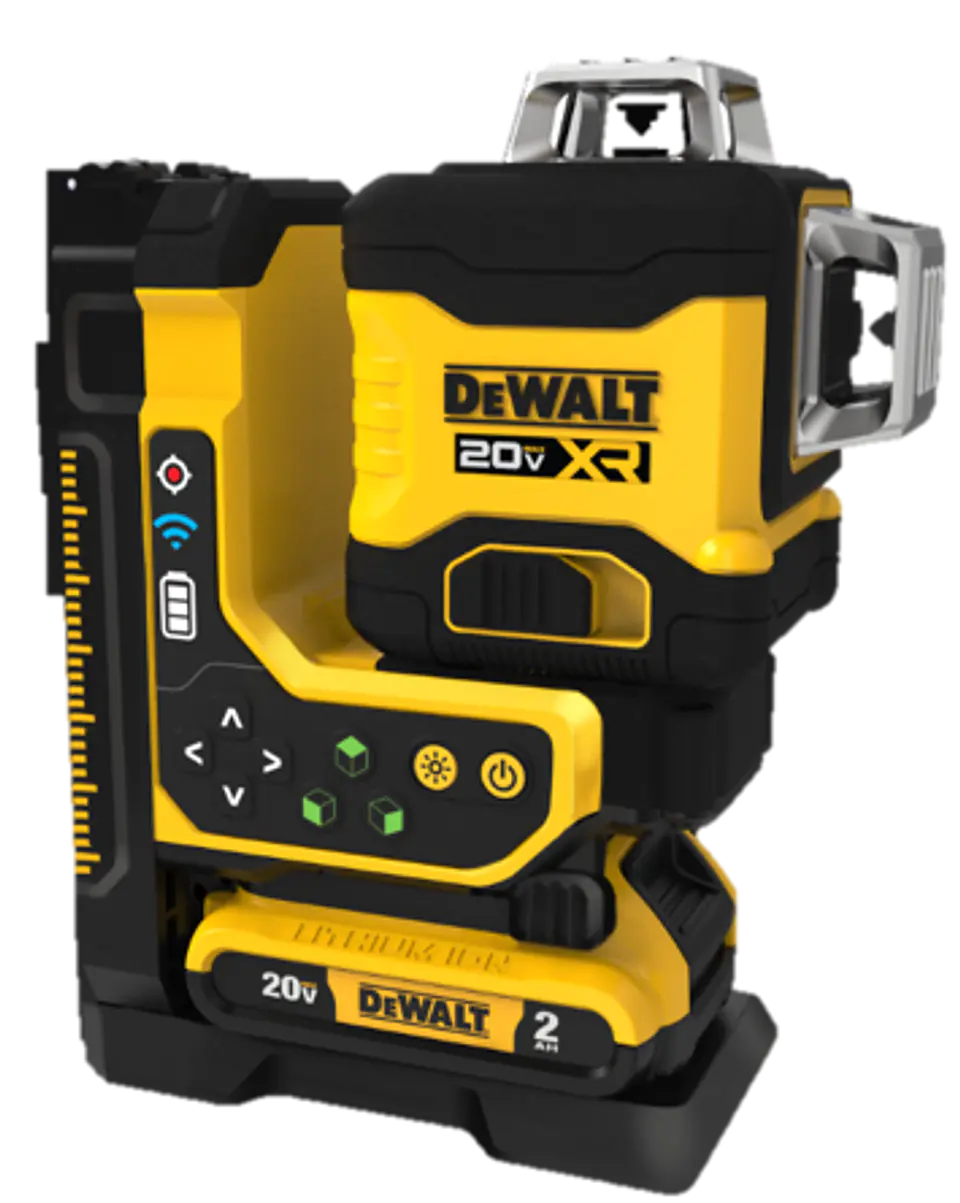 Nível Laser Autonivelante Verde 3 Linhas 360º com Controlo Remoto XR18V + 1 Bateria 2.0 Ah DCLE34035D1 DEWALT 2