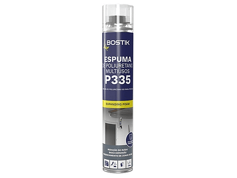 Espuma de poliuretano multiusos para pistola 700 ml P335 BOSTIK