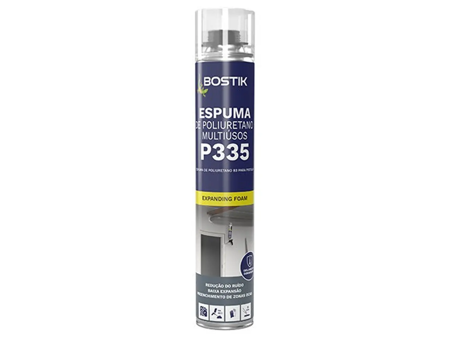 Espuma de poliuretano multiusos para pistola 700 ml P335 BOSTIK 1