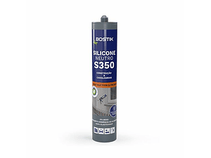 Silicone neutro 300 ml para construção e caixilharia S350 BOSTIK