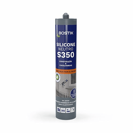 Silicone neutro 300 ml para construção e caixilharia S350 BOSTIK 1