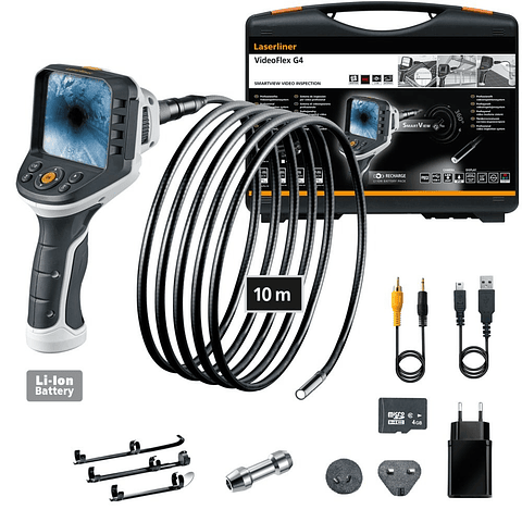 Camara de inspecção VideoFlex G4 Ultra Ø 9mm x 10 metros 082.240A LASERLINER