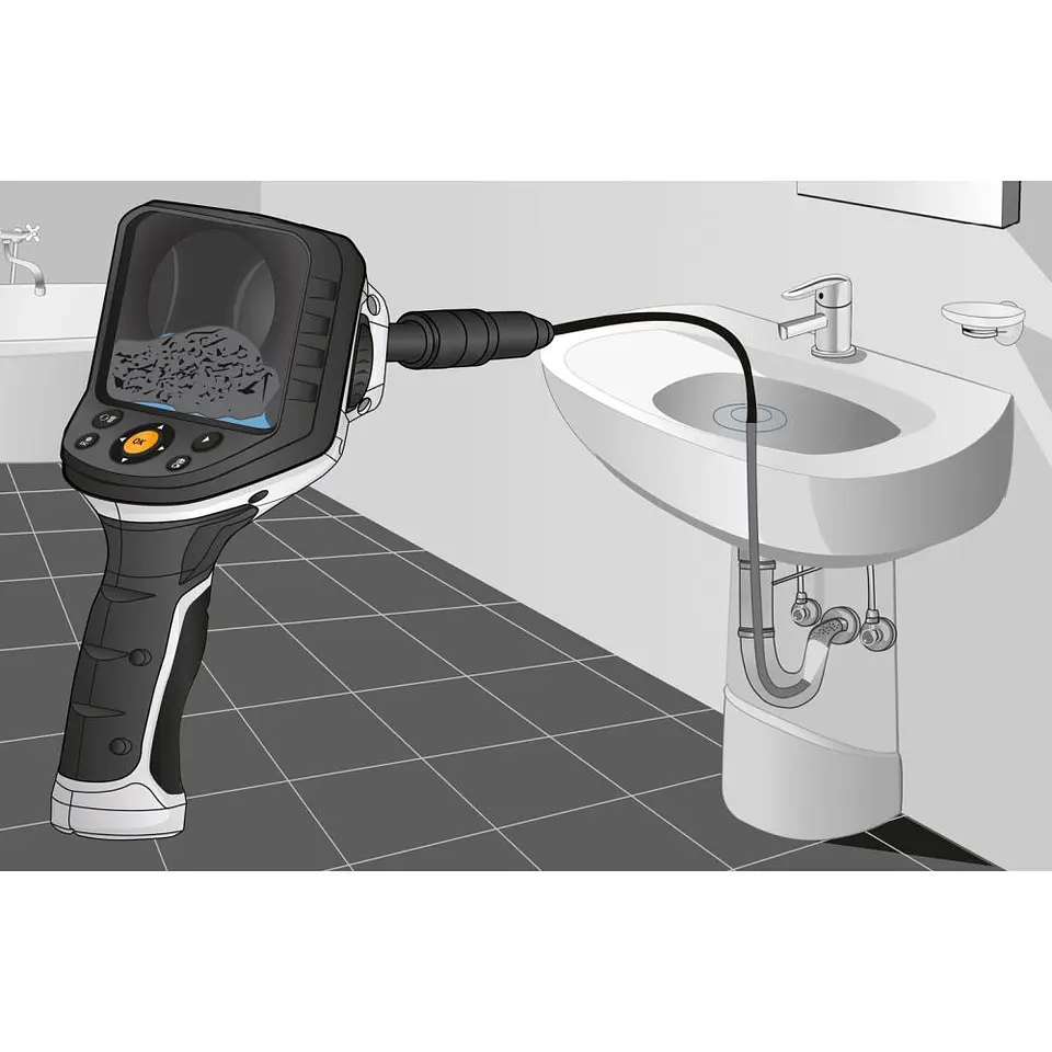 Camara de inspecção VideoFlex G4 Ultra Ø 9mm x 10 metros 082.240A LASERLINER 10
