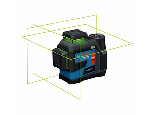 Nivel laser 3 Linhas Verdes GLL 12V-100-33 CG + 1 Bateria 12V 2.0Ah BOSCH