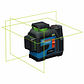 Nivel laser 3 Linhas Verdes GLL 12V-100-33 CG + 1 Bateria 12V 2.0Ah BOSCH - Miniatura 2