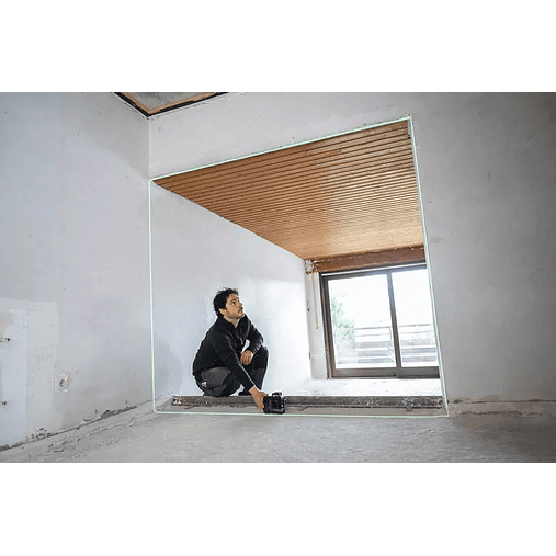 Nivel laser 3 Linhas Verdes GLL 12V-100-33 CG + 1 Bateria 12V 2.0Ah BOSCH 6