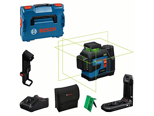 Nivel laser 3 Linhas Verdes GLL 12V-100-33 CG + 1 Bateria 12V 2.0Ah BOSCH