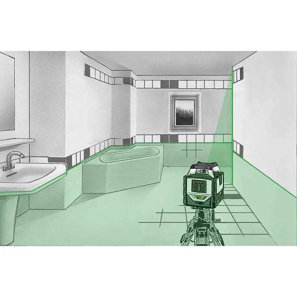 Laser Híbrido 360° Duraplane Plus G360 SET 175 cm LASERLINER 11